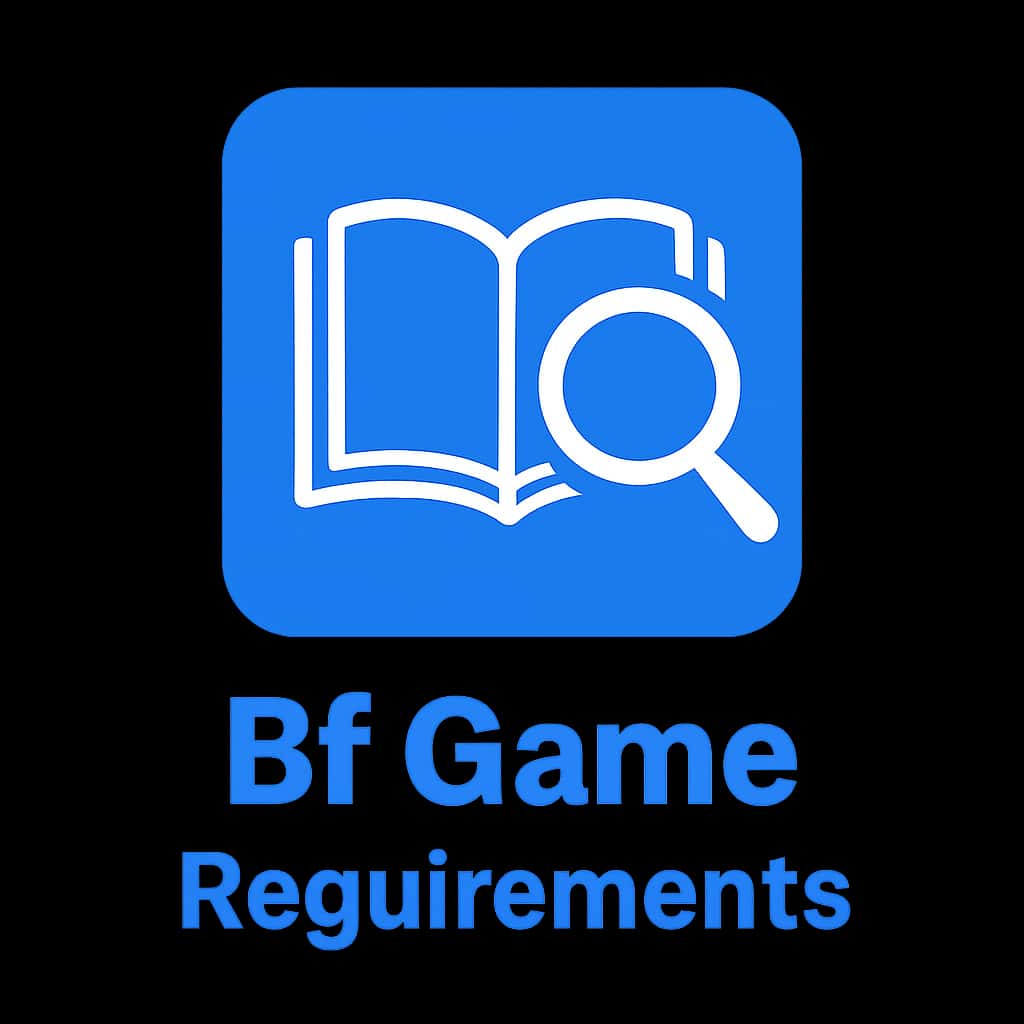 Icon representing Bf Game Requirements in a professional style.