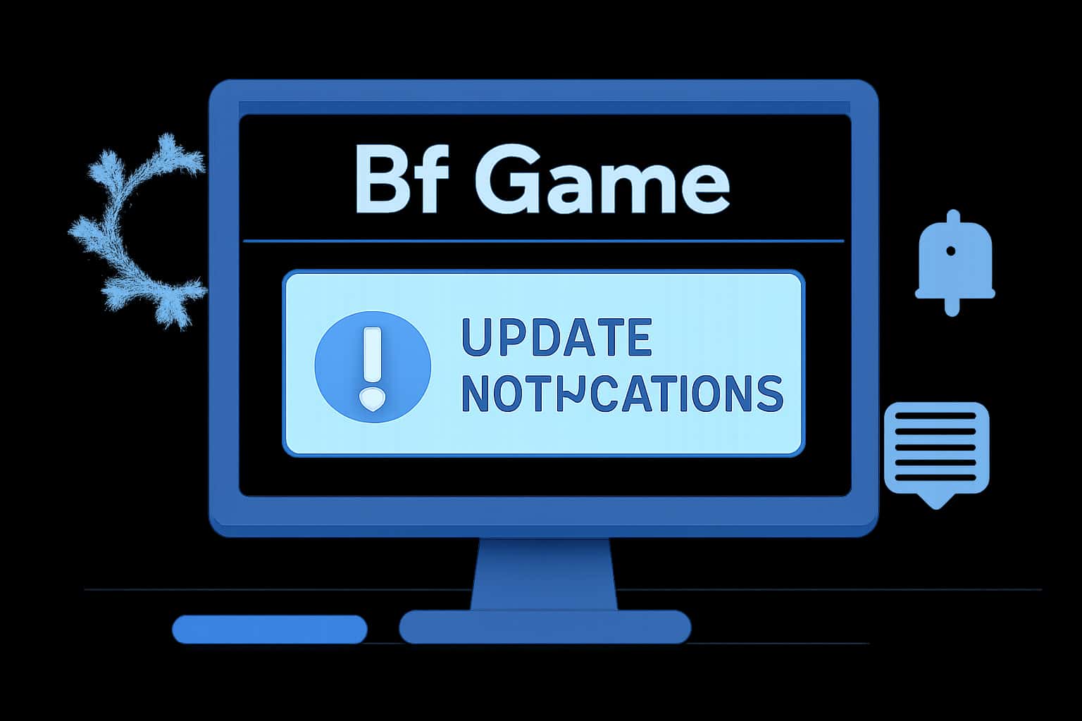 Informational scene showcasing Bf Game Update Notifications.