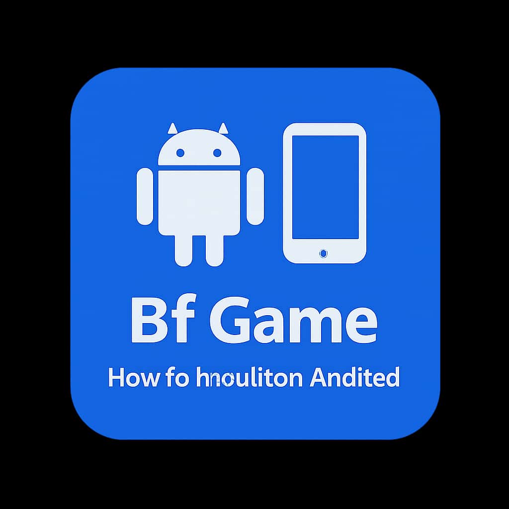 An icon representing the installation guide for Bf Game on Android.