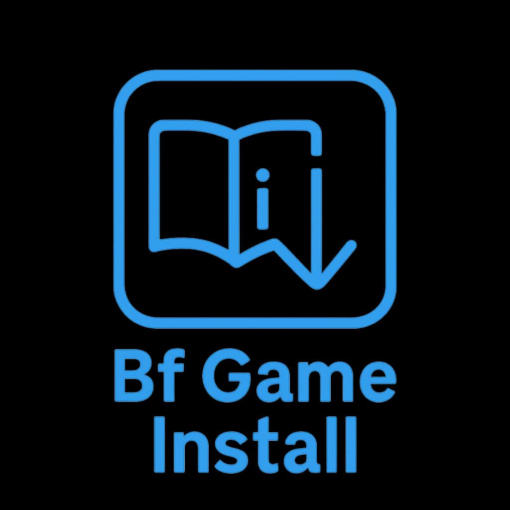 Icon representing Bf Game installation guidance.