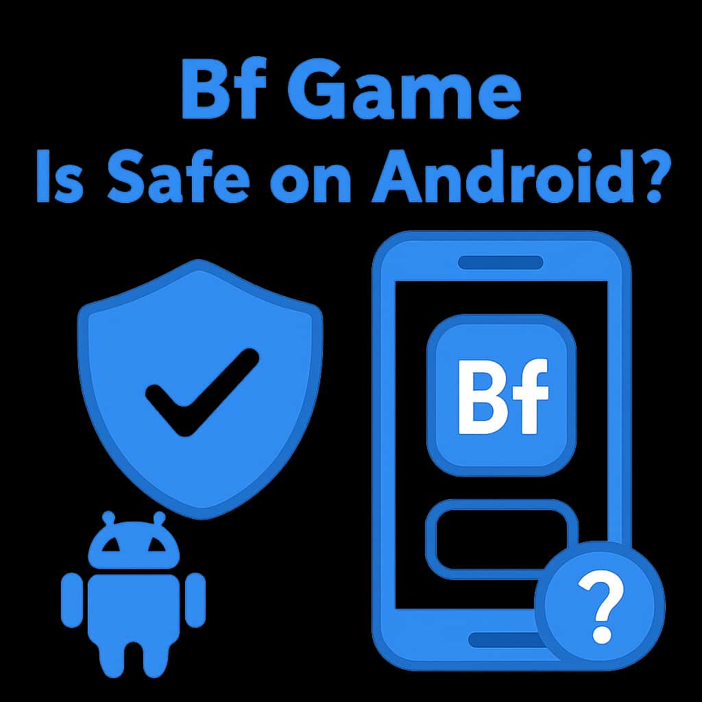 Educational infographic about Bf Game's Android safety.