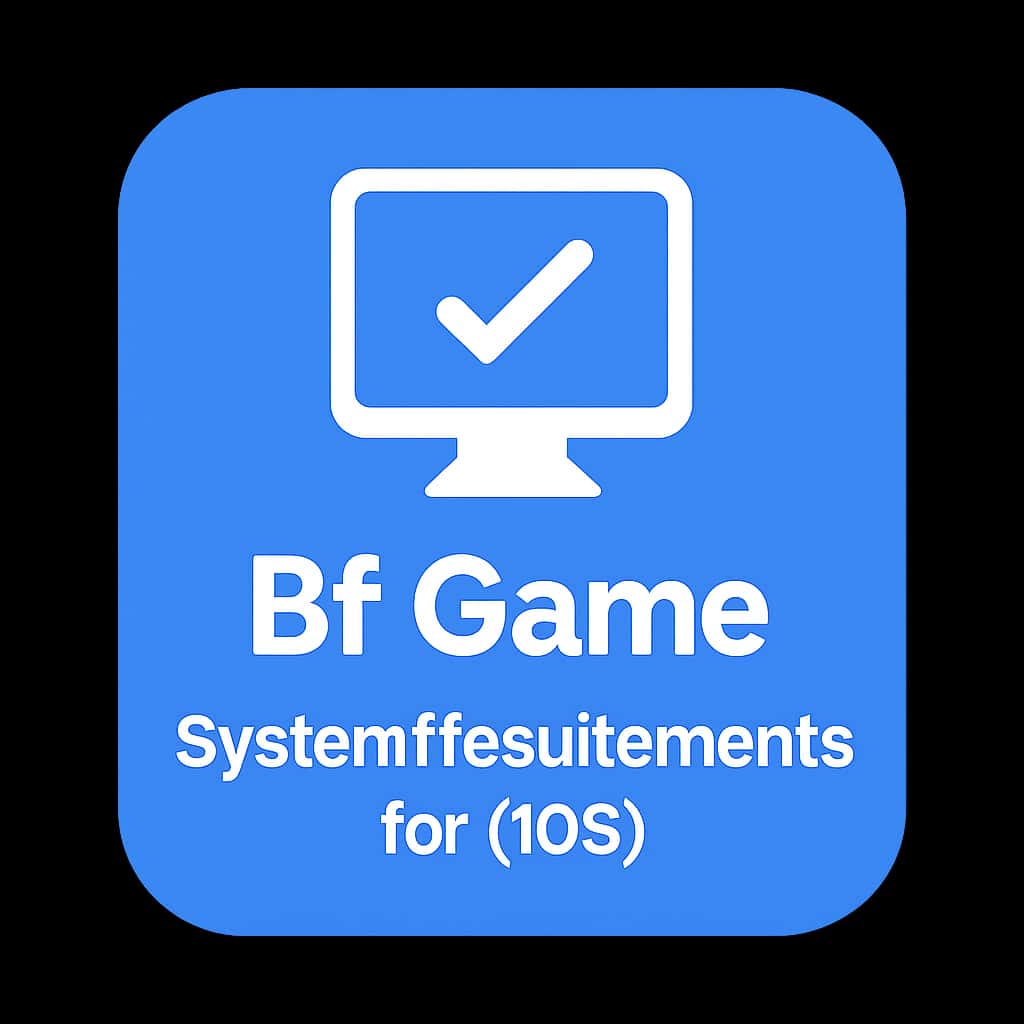 Icon representing system requirements for Bf Game on iOS.