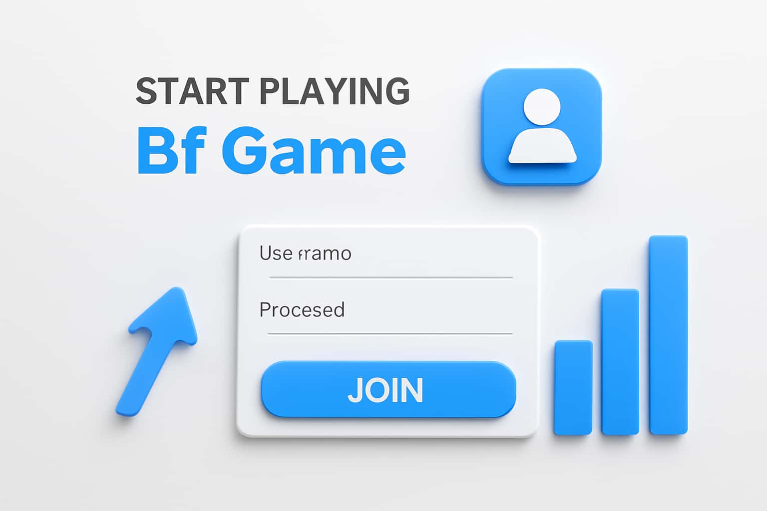 Start Playing Bf Game - Sign Up Interface